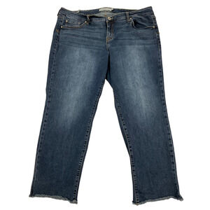 Women's 2018 Torrid Boyfriend Stretch Denim Dark Wash Jeans Size 22